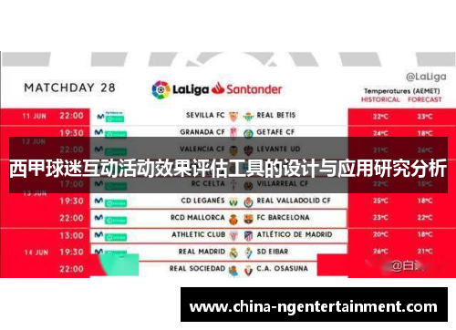 西甲球迷互动活动效果评估工具的设计与应用研究分析 西甲球迷互动活动效果评估工具的设计与应用研究分析